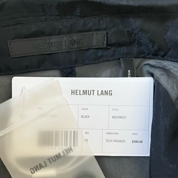 NWT HELMUT LANG SHEER SS BUTTON UP XS - Picture 7 of 8